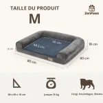 Lit orthopédique M Lit orthopédique pour chien taille M