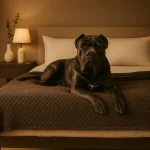 Cane corso sur couverture cosy Chien Cane Corso sur couverture cosy ZenPaws