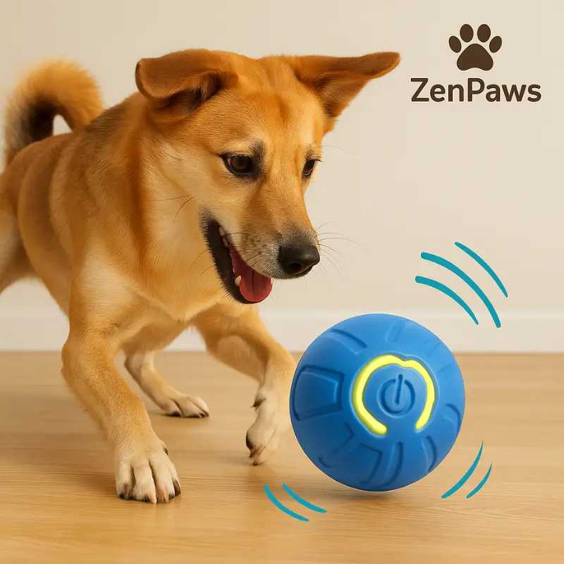 Balle interactive rebondissante Balle interactive rebondissant avec mouvements aléatoirs.