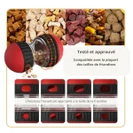 Jouet distributeur de friandises, adapté à toutes les tailles de friandises sur le marché